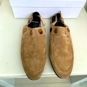 Pierre Hardy Suede Slingback Slippers